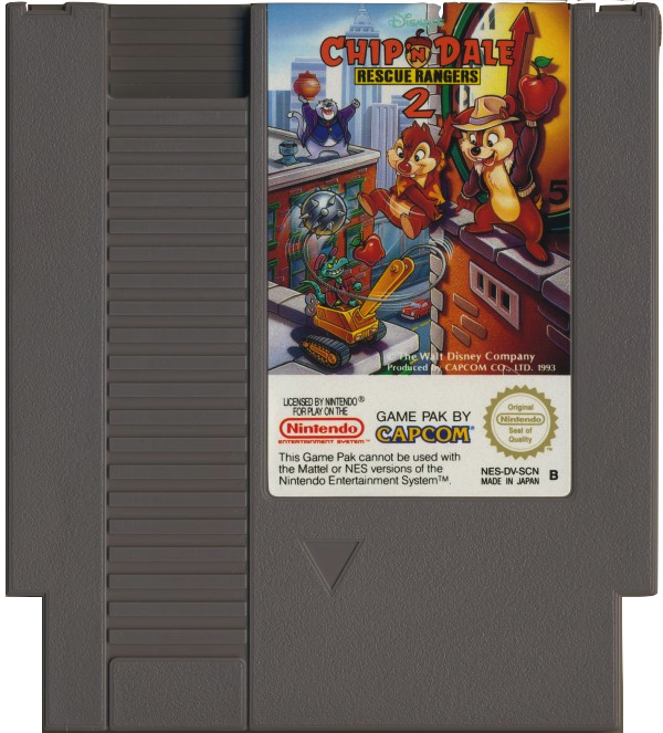 Chip´n Dale Rescue Rangers 2 - Nintendo 8-bit/NES - PAL B/SCN (BRUKT VARE)