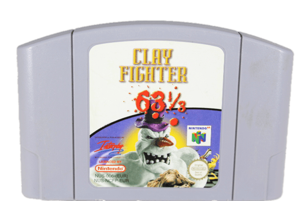 ClayFighter 63 1/3 - N64 - Nintendo 64/N64 - PAL/EUR (BRUKT VARE)