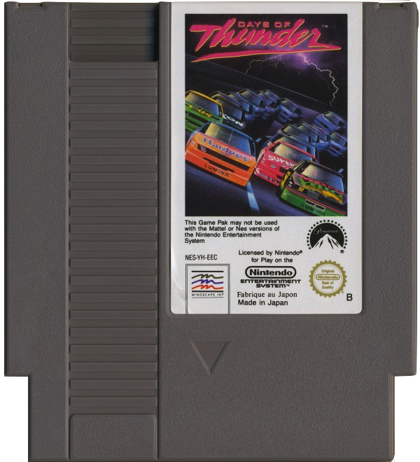 Days of Thunder - Nintendo 8-bit/NES - PAL B/SCN (BRUKT VARE)