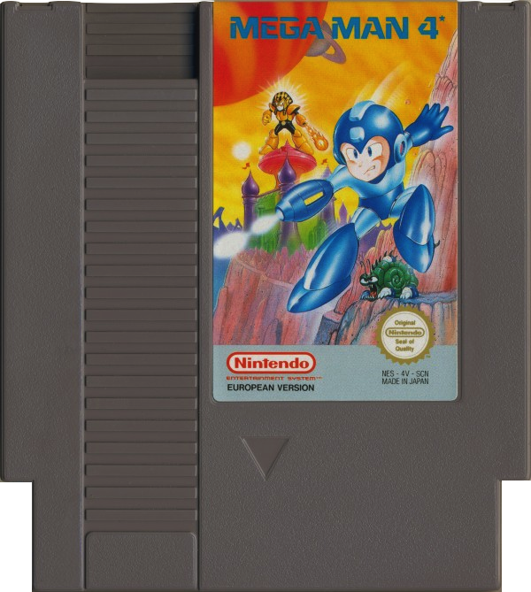 Mega Man 4 - Nintendo 8-bit/NES - PAL B/SCN (BRUKT VARE)