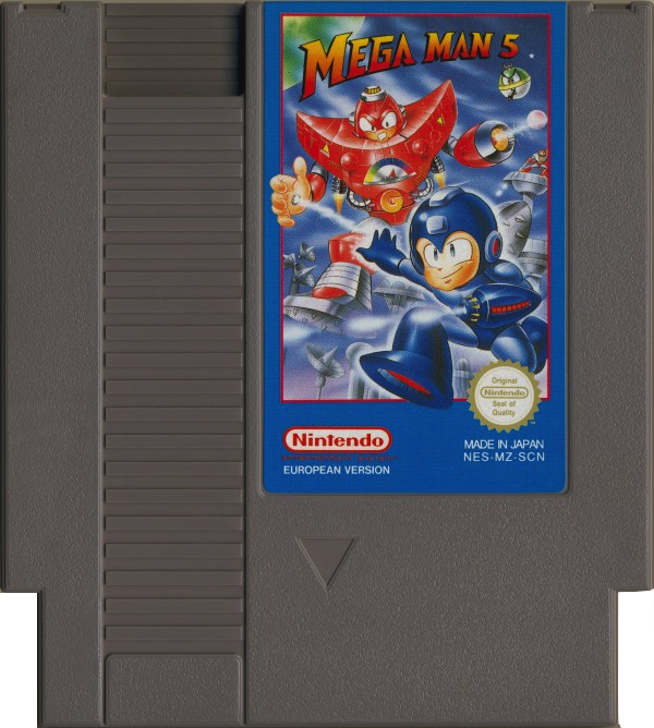 Mega Man 5 - Nintendo 8-bit/NES - PAL B/SCN (BRUKT VARE)