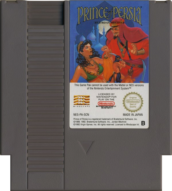 Prince of Persia - Nintendo 8-bit/NES - PAL B/SCN (BRUKT VARE)