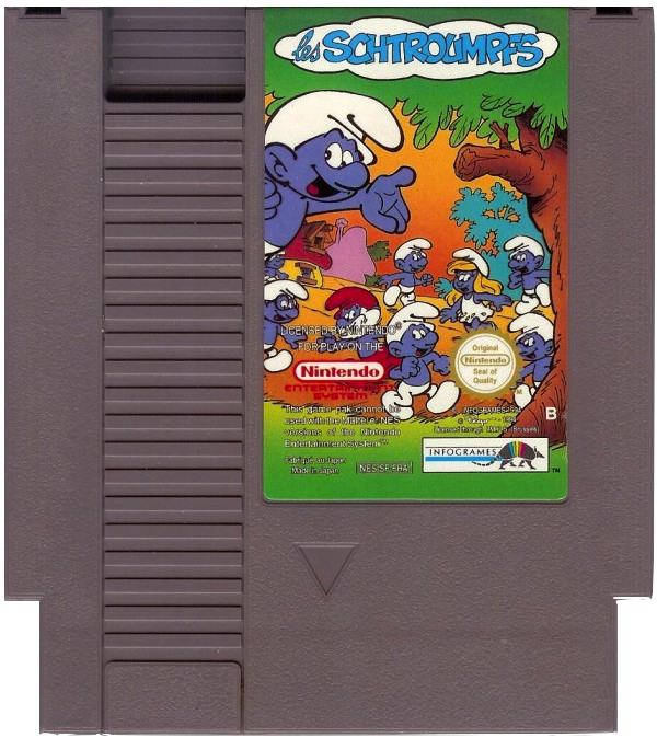 Smurfarna - Nintendo 8-bit/NES - PAL B/SCN (BRUKT VARE)