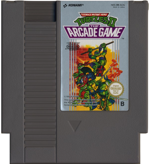 Teenage Mutant Hero Turtles II  The arcade game -  Nintendo 8-bit/NES - PAL B/SCN (BRUKT VARE)