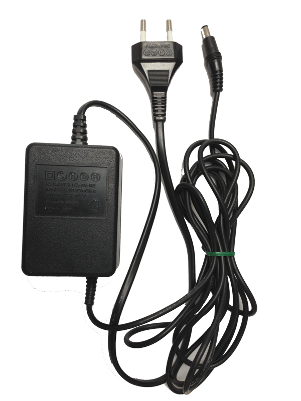 NES/SNES AC Adapter / Power Supply (Black Nordic Contact) (KÄYTETTY TAVARA)