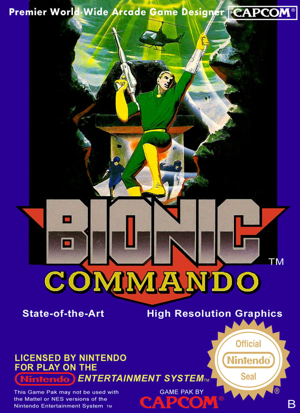 Bionic Commando - Nintendo 8-bit/NES - PAL B/SCN (BRUKT VARE)