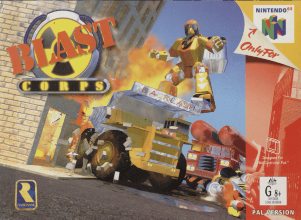 Blast Corps - N64 - Nintendo 64/N64 - PAL/EUR (Begagnad)
