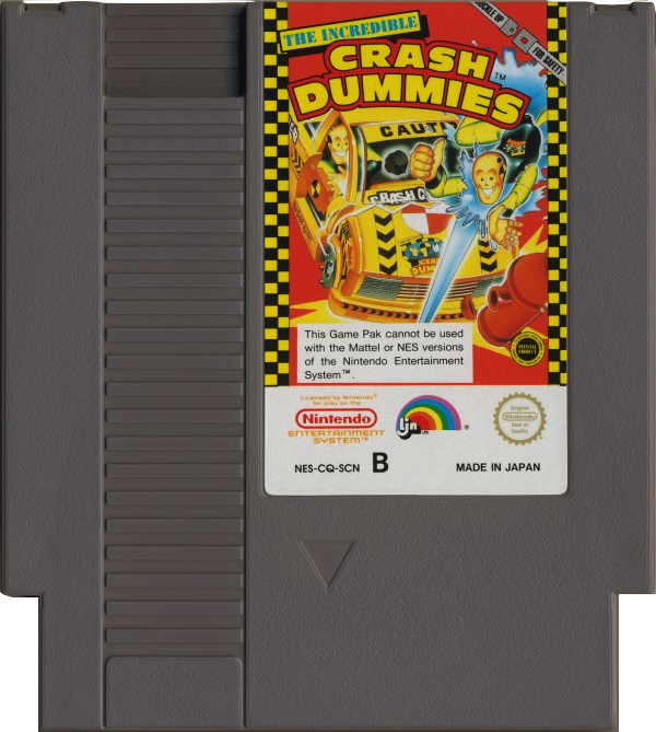 The Incredible Crash Dummies - Nintendo 8-bit/NES - PAL B/SCN (BRUGT VARE)