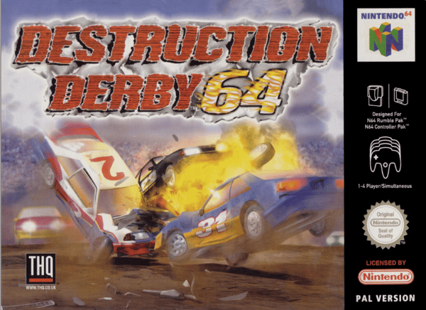 Destruction Derby 64 - Nintendo 64/N64 - PAL/EUR (BRUGT VARE)