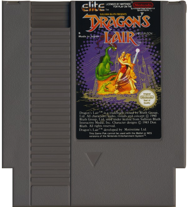 Dragons Lair - Nintendo 8-bit/NES - PAL B/SCN (BRUKT VARE)