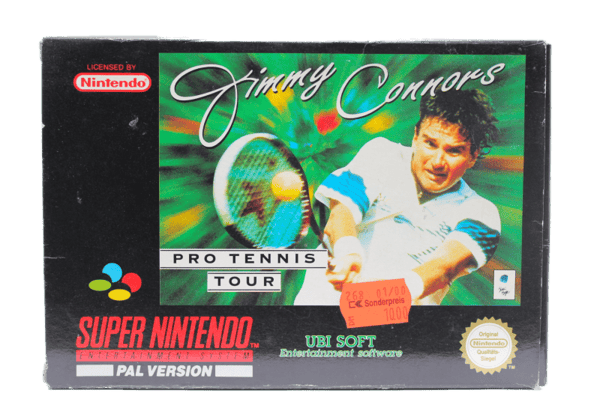 Jimmy Connors Pro Tennis Tour - Supernintendo/SNES - PAL/SCN/EUR (BRUKT VARE)