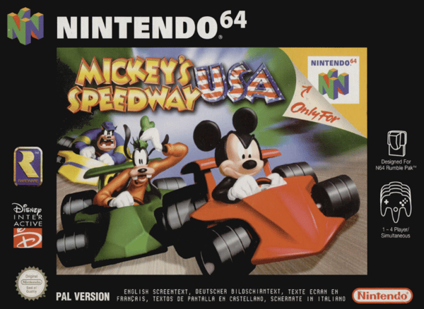 Mickey´s Speedway USA - Nintendo 64/N64 - PAL/EUR (BRUGT VARE)
