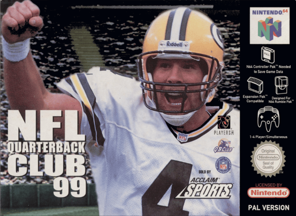 NFL Quarterback Club ´99 - Nintendo 64/N64 - PAL/EUR (BRUKT VARE)