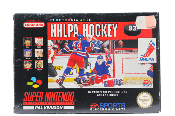 NHLPA Hockey ´93 - Supernintendo/SNES - PAL/SCN/EUR (BRUKT VARE)