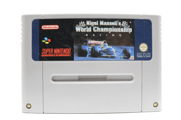 Nigel Mansell´s World Championship Racing - Supernintendo/SNES - PAL/SCN/EUR (Begagnad)