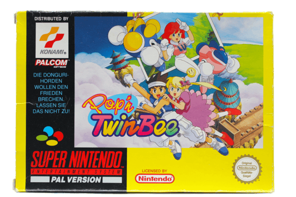 Pop´n TwinBee - Supernintendo/SNES - PAL/SCN/EUR (Begagnad)