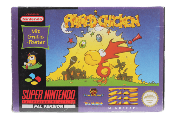 Alfred Chicken - Supernintendo/SNES - PAL/SCN/EUR (Begagnad)