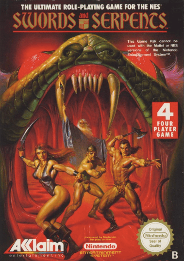 Swords & Serpents - Nintendo 8-bit/NES - PAL B/SCN (BRUGT VARE)