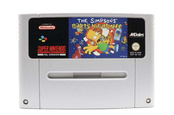 The Simpsons: Bart´s Nightmare - Supernintendo/SNES - PAL/SCN/EUR (BRUKT VARE)