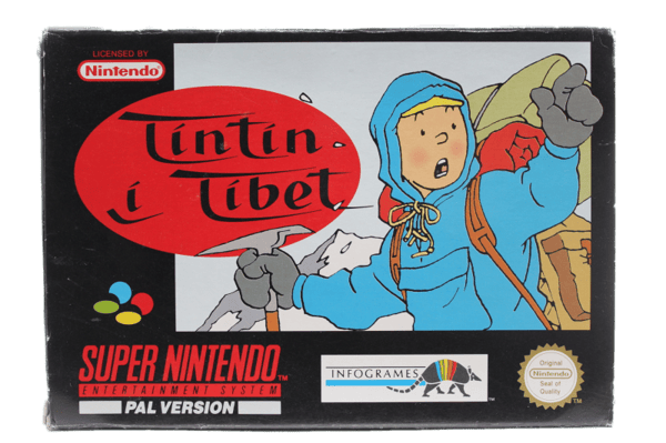 Tintin in Tibet/Tintin i Tibet - Supernintendo/SNES - PAL/SCN/EUR (BRUKT VARE)