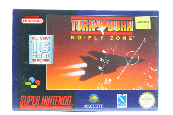 Turn and Burn: No-Fly Zone - Supernintendo/SNES - PAL/SCN/EUR (BRUKT VARE)