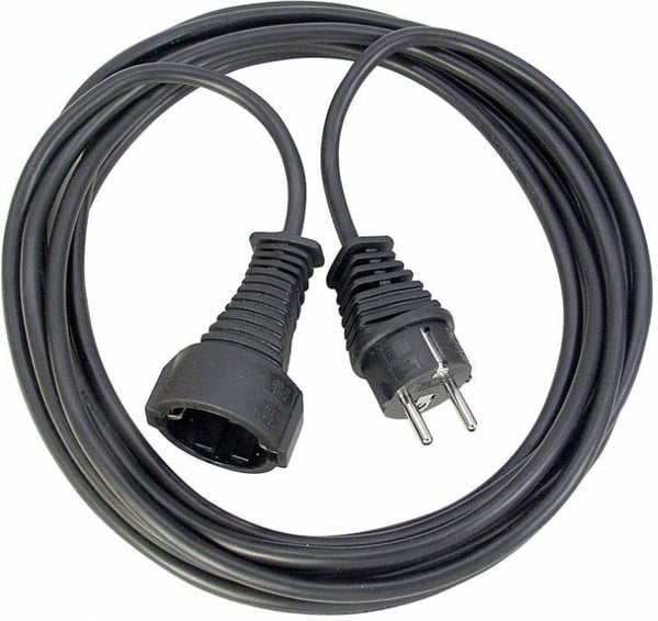 Brennenstuhl jordet forlængerkabel, CEE 7/7 - CEE 7/4(Schuko], 2m[