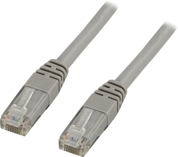 DELTACO U/UTP Cat6 laitekaapeli, LSZH, 50m, harmaa