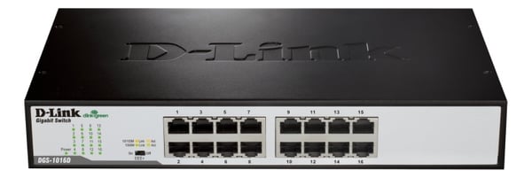 D-Link switch, 16x10/100/1000Mbps, RJ45 (DGS-1016D)
