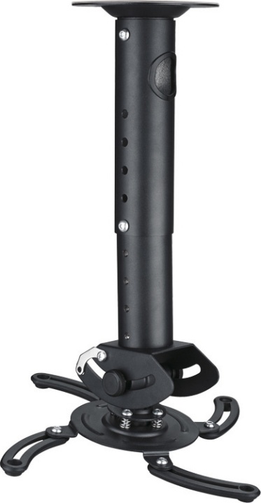 DELTACO, Universal projector mount adj height,15 KG, 360 Swivel, black DELTACO, Universal projector mount adj height,15 KG, 360 Swivel, black