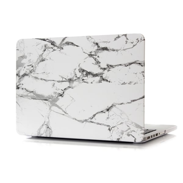 "Hardplastskall til MacBook Air 13.3"" A1466/1369 Marmor (Hvit)"