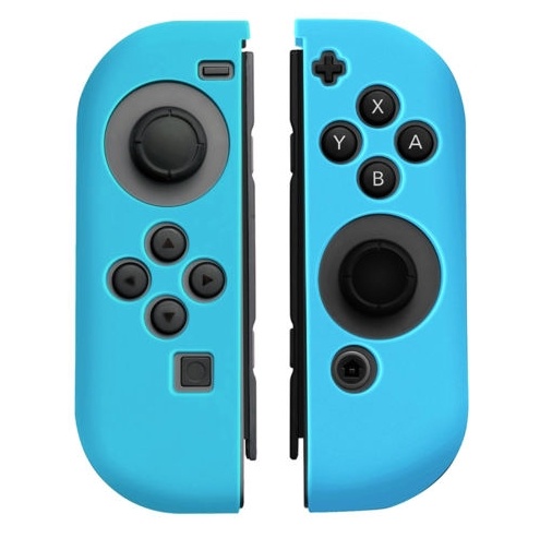 Silikonegreb til Joy-Con controller, Nintendo Switch, Blå Silikonegreb til Joy-Con controller, Nintendo Switch, Blå