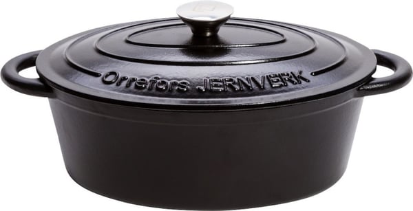 Orrefors Jernverk Valurautapata, 3,5 litraa, musta Orrefors Jernverk Valurautapata, 3,5 litraa, musta