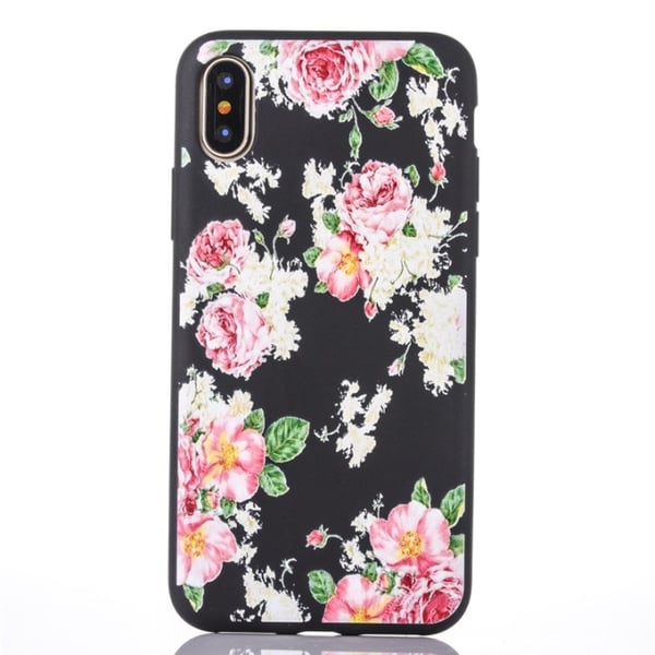 Bakdeksel til iPhone X/XS, Flowers