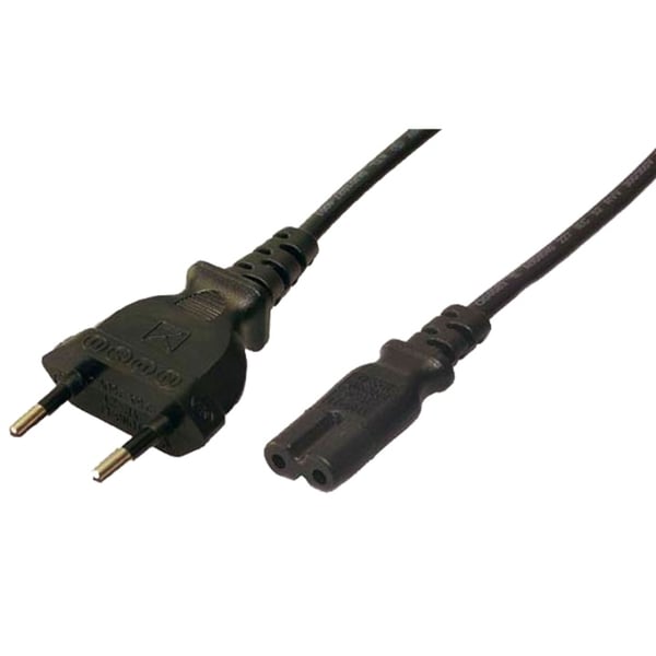 LogiLink Apparatkabel Euro - C7 Svart 1,8m