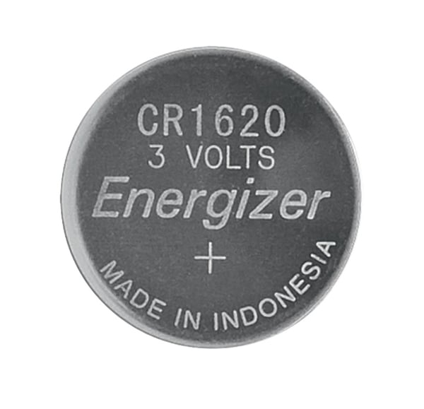 Energizer Lithium knappecellebatteri CR1620 | 3 V DC | 81 mAh | 1-Blister | Sølv