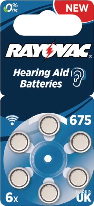 Rayovac Zink-Air Batteri Pr44 1.4 V 6-Bobler OBS! DATUM Rayovac Zink-Air Batteri Pr44 1.4 V 6-Bobler OBS! DATUM