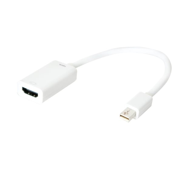 LogiLink Mini DisplayPort 1.2 till HDMI 4K/30 Hz Adapter 0,15m Vit
