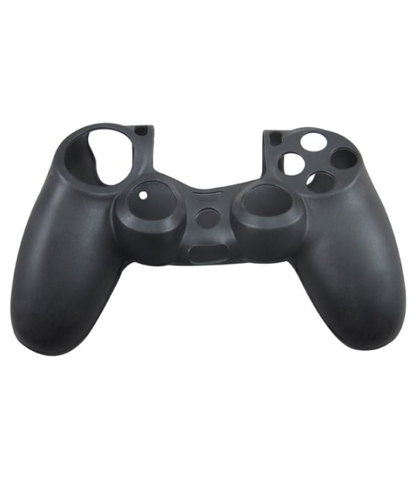 Silikonegreb til controller, Playstation 4 (svart) Silikonegreb til controller, Playstation 4 (svart)