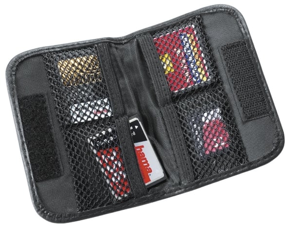 HAMA Minneskortsväska Svart Universal S