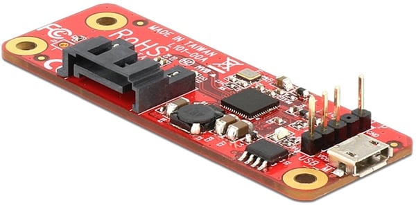 DeLOCK 62626,Adapter för att ansluta SATA-enheter till Raspberry Pi