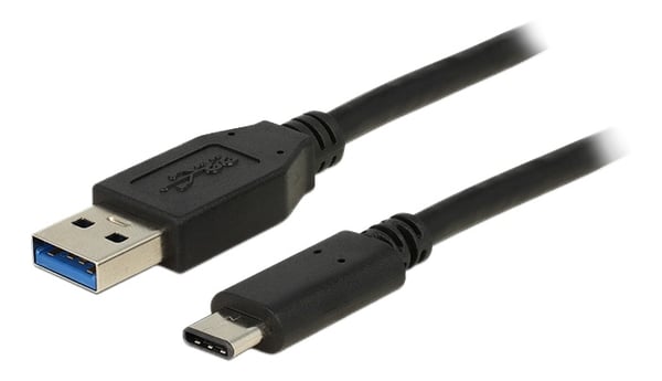 DeLOCK USB-kabel, 1 m, Type C ha - Type A ha, 3.1 Gen 2 DeLOCK USB-kabel, 1 m, Type C ha - Type A ha, 3.1 Gen 2