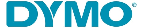 DYMO D1 slitesterk 12 mm x 3 M, hvit på rød