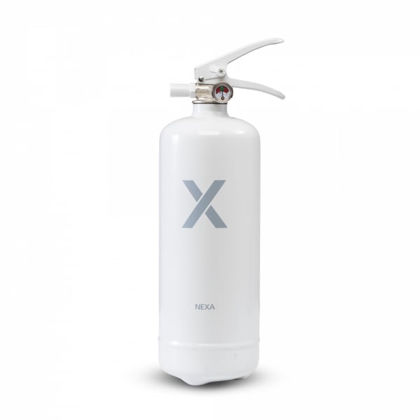 Nexa brandsläckare, 2 Kg ABC-pulver (Vit)