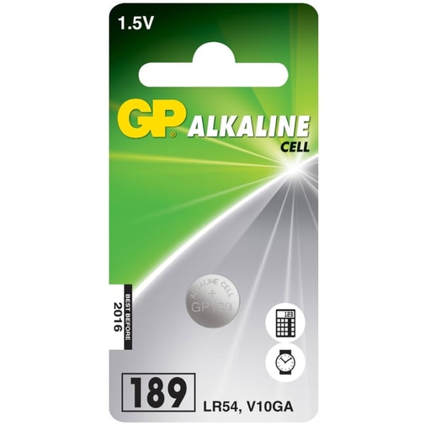 GP LR54 1,5V Alkaline 1-pk (102004) OBS! DATUM