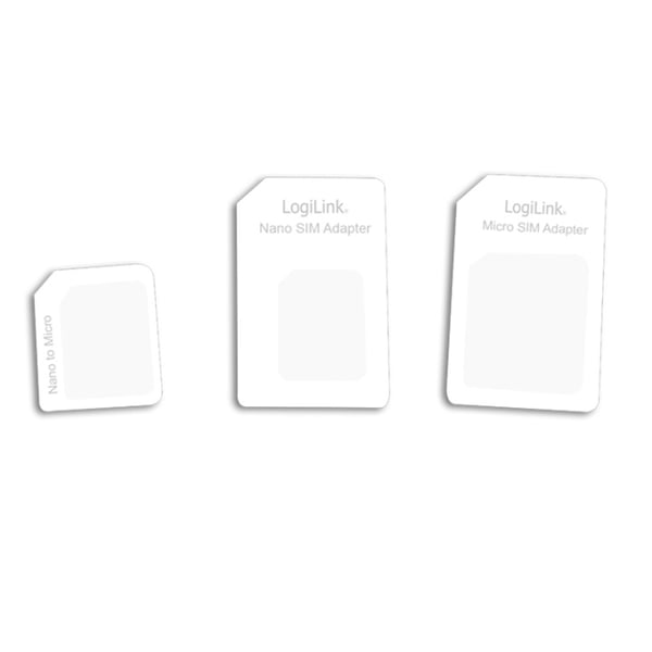 LogiLink SIM-kortadaptere 3-pakning