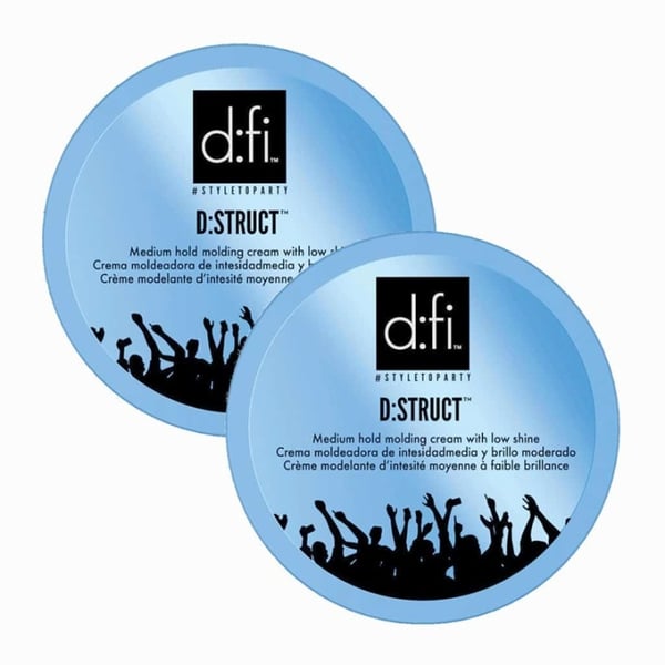 D:fi D:fi 2-pakning D:struct Molding Cream 75g