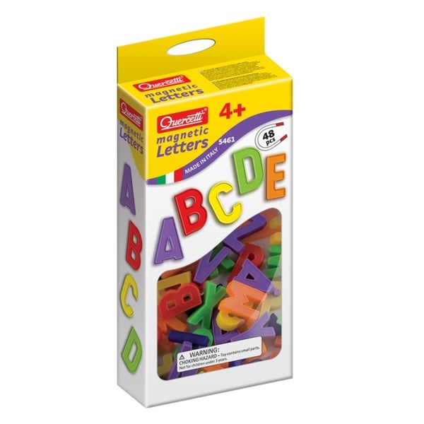 Quercetti Magnetiske bokstaver 48 stk Large Quercetti Magnetiske bokstaver 48 stk Large