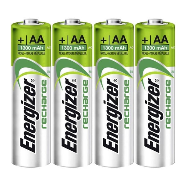 Energizer Batteri AA/LR6 Oppladbar Ni-Mh 1300mAh 4-pack Energizer Batteri AA/LR6 Oppladbar Ni-Mh 1300mAh 4-pack