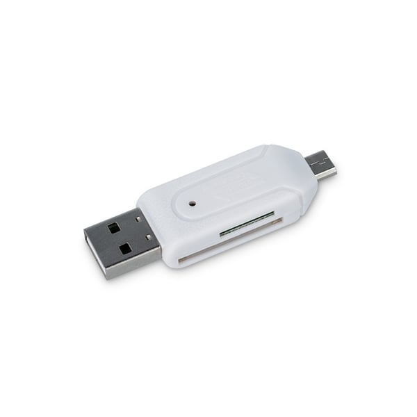 Forever USB OTG-kortleser USB &amp; microUSB / SD &amp; micro SD