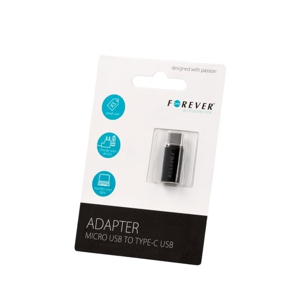Forever microUSB til USB type-C-adapter